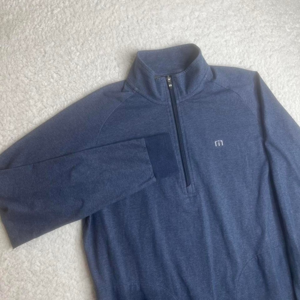 TravisMathew Zachary Essential Half zip pullover stretch men's performance M